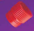 Stockwell Scientific Test Tube / Vial Closure LDPE Hollow Top Plug Cap Orange 12 mm For 12 mm Test Tube and Vial - 8565O
