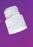 Stockwell Scientific Test Tube / Vial Closure LDPE Hollow Top Plug Cap White 12 mm For 12 mm Test Tube and Vial - 8565
