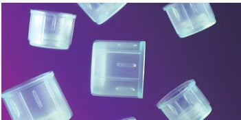 Stockwell Scientific Tube Closure LDPE Dual Position Cap Clear 12 mm For 12 mm Test Tubes / Vials NonSterile - 8566