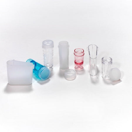 Caplugs Beaker Cup 5 mL, Natural, Fin Base - 178-4469-010