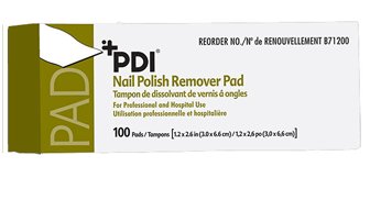 Professional Disposables PDI Nail Polish Remover Pad 1.2 X 2.6 Inch - B71200