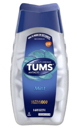 Glaxo Smith Kline Tums Antacid 1000 mg Strength Chewable Tablet 72 per Bottle - 135061201