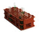 Bel-Art Products Test Tube Rack 90 Place 10 mm - 13 mm Tube Size Red 2-1/2 X 4-1/8 X 9-3/4 Inch - 18746-0000