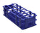 Bel-Art Products No-Wire Test Tube Rack 24 Place 25 mm Tube Size Blue - 18747-0003