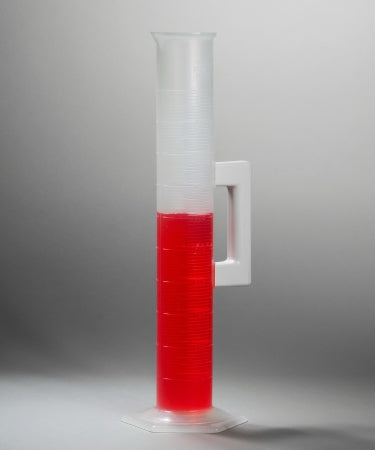 Bel-Art Products Holdfast Graduated Cylinder Hexagonal Base Polypropylene 1,000 mL - 28461-1000