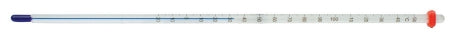 Bel-Art Products H-B Durac Plus Liquid-in-Glass Thermometer Celsius -20° to 110° C Total Immersion Does Not Require Power - 60205-1100