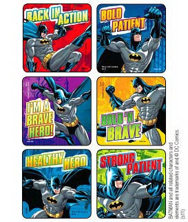 Medibadge Disney 75 Per Unit Batman - Bold Patient Medical Sticker - M2184P