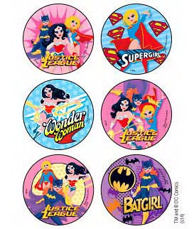 Medibadge Disney 75 Per Unit Justice League Girls Sticker - 1583P