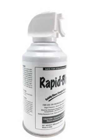 Azer Scientific RapidBlast Moisture-free Spray 10 oz. For Clearing Dust and Debris Off Laboratory Instruments, Computers, Keyboards and More - ID-RAP-BLST