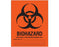 Shamrock Scientific Shamrock Pre-Printed Label Warning Label BIOHAZARD / ADMITTANCE TO AUTHORIZED PERSONNEL ONLY / HAZARD IDENTITY _____ €¦ Fluorescent Red 8 X 10 Inch - SBH-3