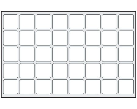 Shamrock - Blank Label Laboratory Use White Litho Paper 15/16 X 15/16 Inch - SLS-15RC