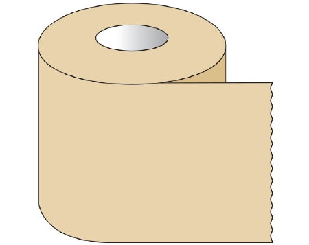 Shamrock Scientific Shamrock Blank Label Tape Multipurpose Label Without Legend Tan 1 X 500 Inch - ST-10-8