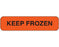 Shamrock Scientific Shamrock Pre-Printed Label Instructional Label KEEP FROZEN Fluorescent Red 5/16 X 1-1/4 Inch - UPCR-1067