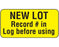Shamrock - Pre-Printed Label Advisory Label Yellow New Lot 3/4 X 1-1/2 Inch - UPCR-3008
