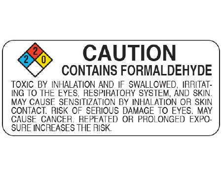 Shamrock - Pre-Printed Label Warning Label White Paper Symbol / Diagram Black Biohazard 1 X 2-1/4 Inch - UPCR-33