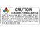 Shamrock - Pre-Printed Label Warning Label White Paper Symbol / Diagram Black Biohazard 1 X 2-1/4 Inch - UPCR-33