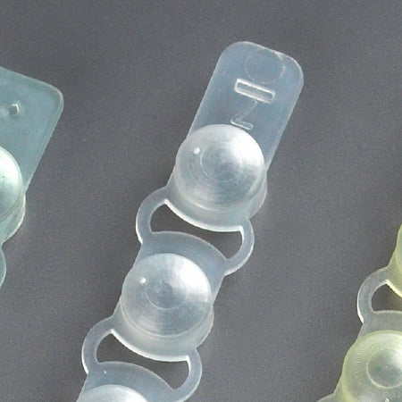 Globe Scientific Tube Closure Polypropylene Cap Strip Clear NonSterile - 110578N