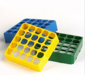 BioBOX - Cryo Storage Box 52 X 76 X 76 mm Yellow Polycarbonate 25 Vial Capacity - 3039Y