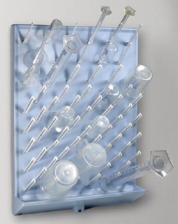 Globe Scientific - Drying Rack 4-1/3 X 17-3/4 X 24-4/5 Inch For Draining and Drying All Types of Labware - 600213