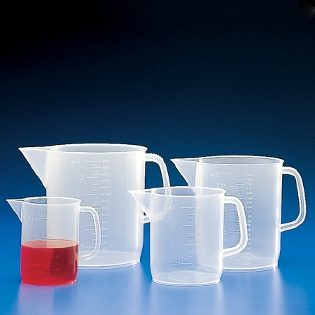 Globe Scientific Pitcher Graduated Measure Polypropylene 2,000 mL - 601158