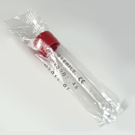 Globe Scientific - Test Tube Round Bottom Plain 16 X 100 mm 12 mL Without Color Coding Screw Cap Polystyrene Tube - 6152