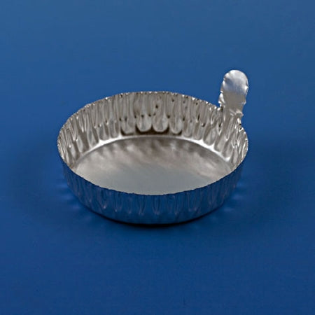 Globe Scientific DISH, WEIGH ALUM CRIMPED W/TAB57ML (1000/CS) D/S - 8306