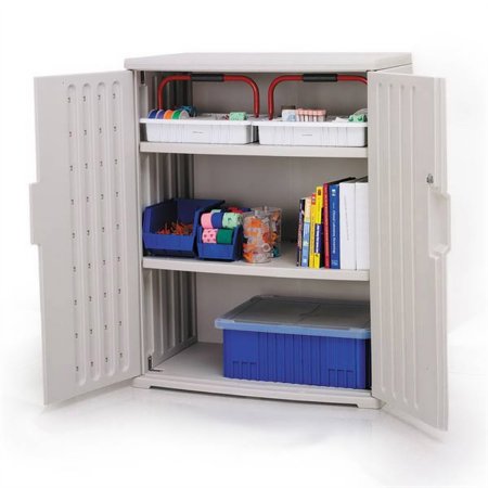Market Lab - Storage Cabinet High Density Polyethylene 4 Shelves - 5308