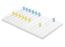 Market Lab - Slide Rack 22 Horizontally / 66 Vertically Slide Capacity, 1 X 7 X 11-3/4 For Holding 25 X 75 mm Slides - 2290