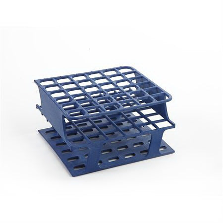 Market Lab - Freezer Test Tubes Test Tube Rack 36 Place 16 mm Tube Size Blue 2-3/4 X 5 X 5 Inch - 5304-BL
