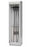 Solaire Medical Endoscope Cabinet 18 X 24-3/4 X 92 Inch Exterior, 16-3/4 X 23-1/4 Inch Interior, 5 Large Diameter Scope, Soft White, 20 Gauge Steel, With Electronic Roll Top Keyless Entry, Ambient Air Ventilation, Powder-Coated Finish, 165 lbs.