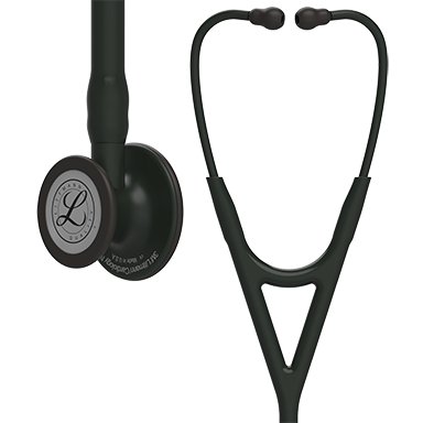 3M Littmann Cardiology IV Cardiology Stethoscope Black 1-Tube 27 Inch Tube Double Sided Chestpiece - 6152