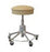 Pedigo Products Exam Stool Screw Shaft 5 Casters, Easy Rolling 2-1/2 Inch Casters Columbia Blue - T-536-CLB