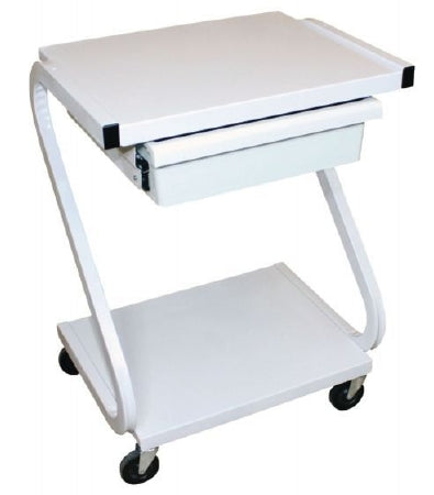 Patterson Medical Supply Utility Z Cart Stainless Steel 3 Shelves White - 925415