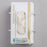 Countertips - Glove Box Holder Horizontal or Vertical Mounted 1-Box Capacity White 4.3 X 5.9 X 7.7 Inch Coated Wire - 4065