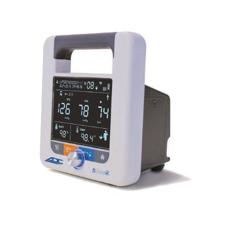 American Diagnostic Corp Adview Blood Pressure Base Unit Blood Pressure Lithium-ion Battery, Input 100 to 240 VAC @ 1.5 A max, 50 to 60 Hz, Output +9 VDC @ 5 A - 9005BP