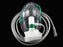 MedSource International NonRebreather Oxygen Mask Elongated Style Adult User One Size Fits Most Adjustable Elastic Head Strap - S-25059