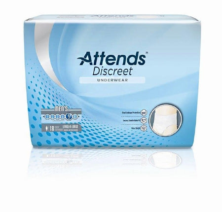 Attends Healthcare Products Attends Discreet Adult Absorbent Underwear Pull On Large / X-Large Disposable Moderate Absorbency - ADUM35