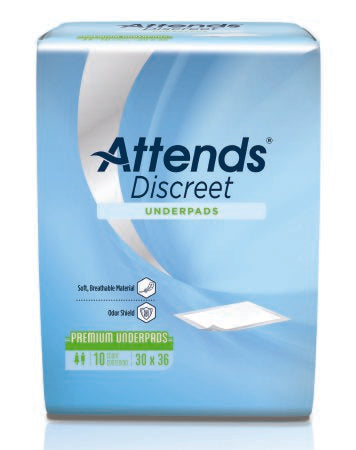 Attends Healthcare Products Attends Discreet Premium Underpad 30 X 36 Inch Disposable Fluff / Polymer Heavy Absorbency - UNDPD30