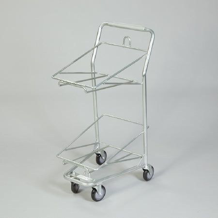 Health Care Logistics Tote Basket Cart 19 X 25 X 38 Inch, 10 X 13-1/4 X 19-1/4 Inch Tote Basket - 14052