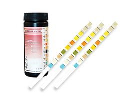 Detector UA - Test Kit Urinalysis Bilirubin, Blood, Glucose, Ketone, Leukocytes, Nitrite, pH, Protein, Specific Gravity, Urobilinogen Urine Sample 100 Tests - IDU-10