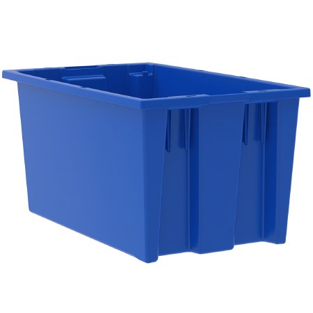Akro-Mils Nest & Stack Tote Blue Industrial Grade Polymers 9 X 11 X 18 Inch - 35185BLUE
