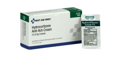 Acme United First Aid Only Itch Relief 1% Strength Cream 0.9 Gram Tube - G486