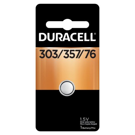 Duracell - Silver Oxide Battery 303 / 357 Coin Cell 1.5V Disposable 1 Pack - D303/357PK