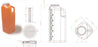 OakRidge Products 24 Hour Urine Specimen Collection Container 4-1/2 X 6-5/16 X 9-5/8 Inch Polyethylene Screw Cap 3,000 mL (101 oz.) NonSterile - 0803-2700