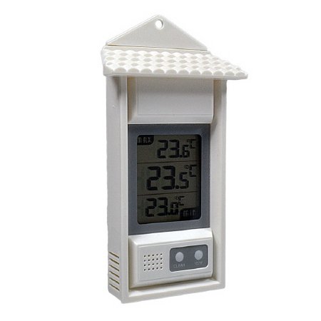 Thermco Products Inc Wall / Room Thermometer Fahrenheit / Celsius -4° to 58°F (-20° to 70°C) Internal Sensor Battery Operated - ACCD1039