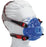 CareFusion Oro Oxygen Mask Elongated Style Adult User Medium 5 Point Strap - V-982185