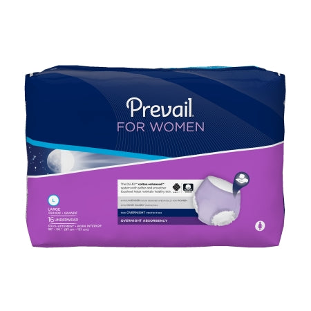 First Quality Prevail Overnight Adult Absorbent Underwear Pull On Large Disposable Heavy Absorbency - PWX-513