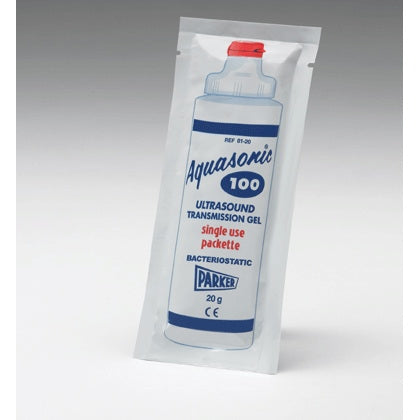 GE Healthcare Aquasonic Ultrasound Gel Transmission 20 gm. Pouch - E8365BJ