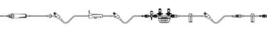 Safeport - Extension Set 8 Inch Tubing 3 Ports 1.9 mL Priming Volume - 456521