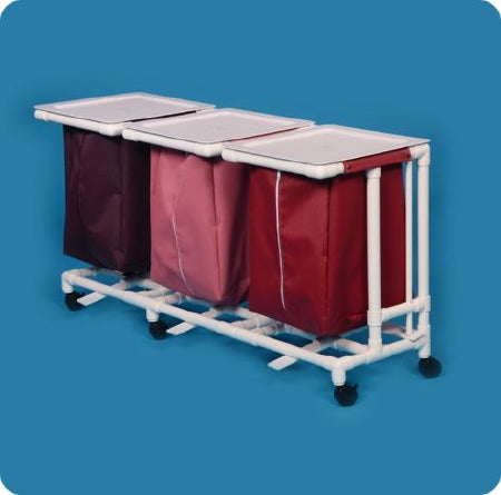IPU Jumbo Triple Hamper with Bags 55 gal. - JH43 FP